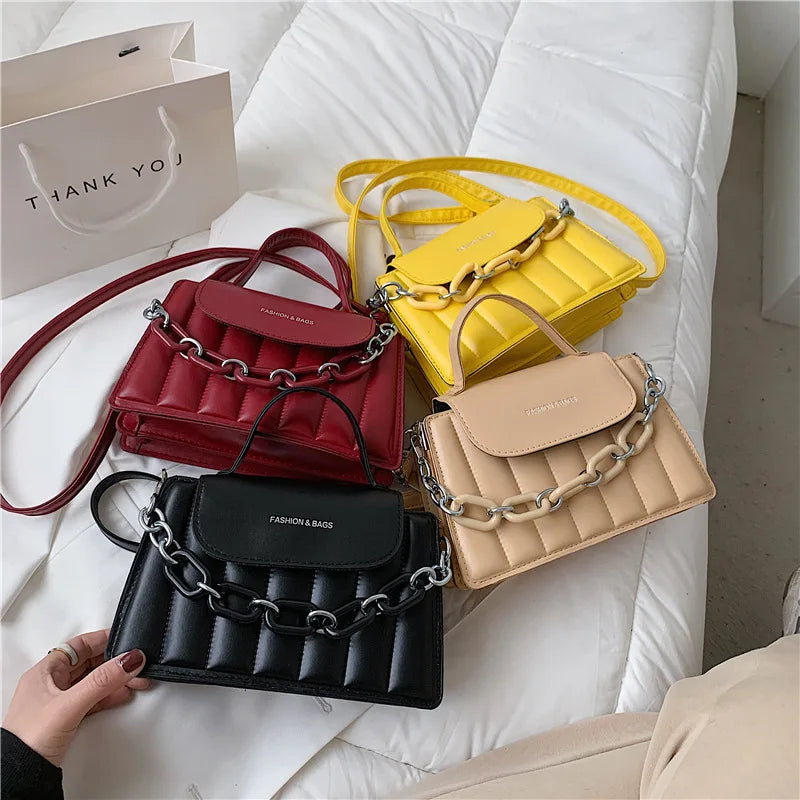 Shoulder Bag Solid Color Crossbody