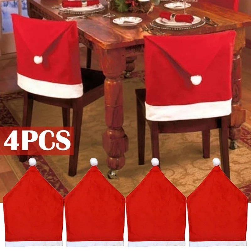 Christmas Chair Cover Christmas 🎅🎅Decoration for Home Chair Back Décor