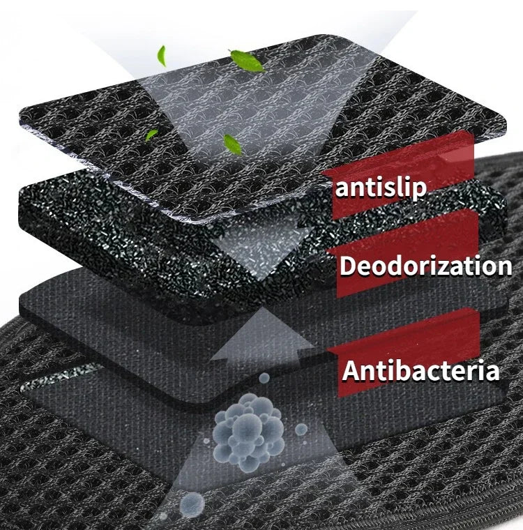 🤢 🦶 Eliminates bad smell from your feet 🤮 Bamboo Insoles Deodorant Insoles Mesh Breathable Absorb-Sweat