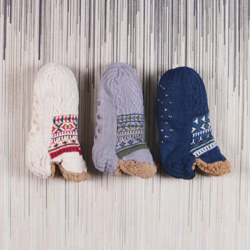 Fall and Winter Floor Socks Warm Women 
Slippers Socks