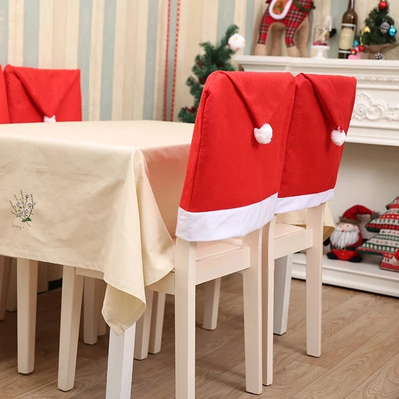 Christmas Chair Cover Christmas 🎅🎅Decoration for Home Chair Back Décor