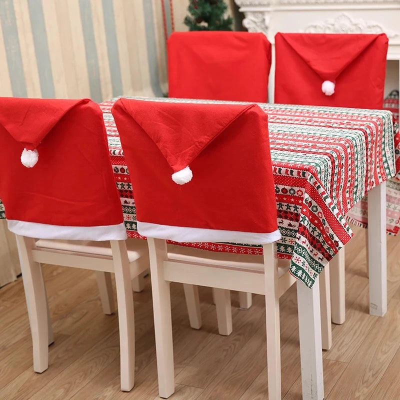 Christmas Chair Cover Christmas 🎅🎅Decoration for Home Chair Back Décor