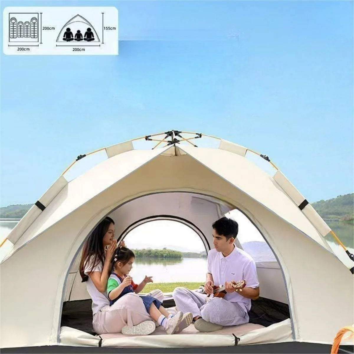 Automatic Quick-opening Tent Outdoor Self-driving Travel Camping Tent