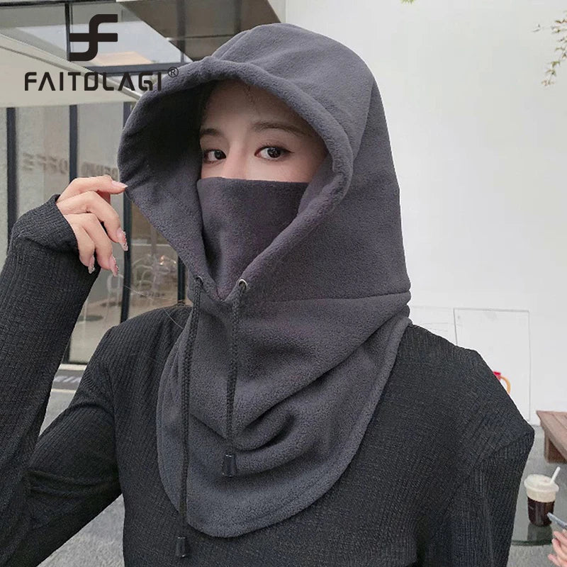 Balaclava Hat Thicken Warm Outdoor for Women