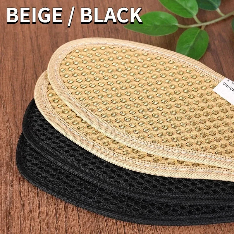 🤢 🦶 Eliminates bad smell from your feet 🤮 Bamboo Insoles Deodorant Insoles Mesh Breathable Absorb-Sweat