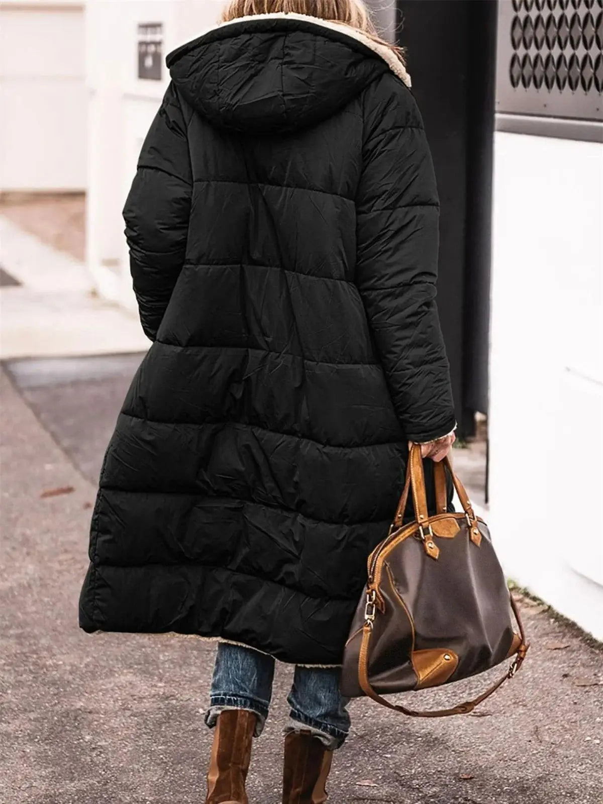 Hooded Quilted Jacket For Women